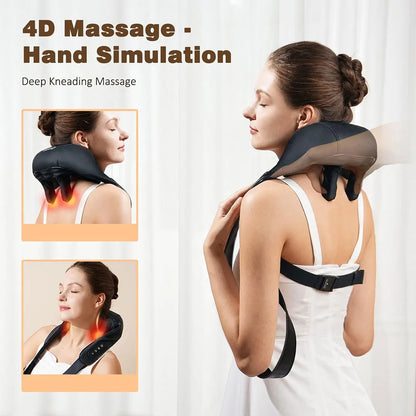 Shoulder and Neck Massager  with Heat Deep Tissue Kneading